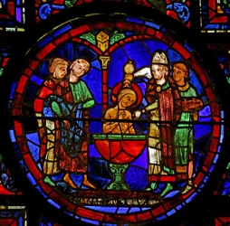 Szene aus dem Leben des heiligen Martin, Kathedrale von Chartres
